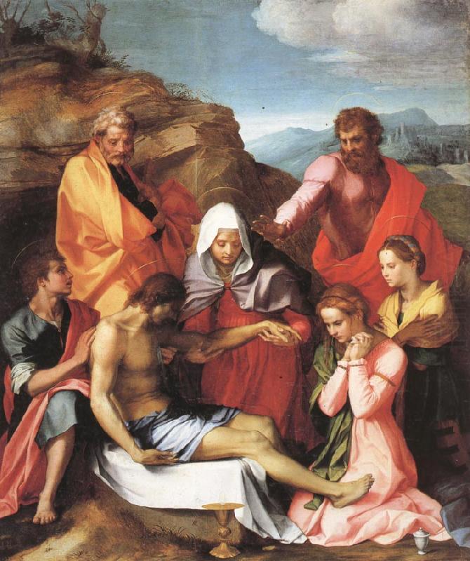 Andrea del Sarto Pieta with Saints china oil painting image